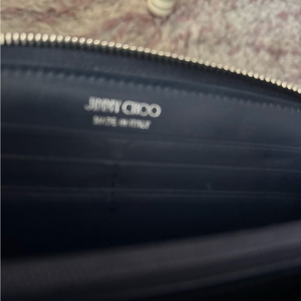 Jimmy Choo Navy Blue and Silver Star Wallet - Picture 10 of 11
